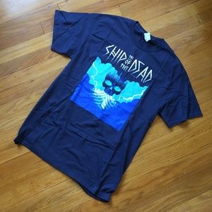 Medium Rick Riordan Ship Of The Dead Tour T-Shirt